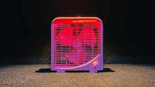 Sleep Instantly! 😴 Heavy Box Fan Sound (10 Hours) Dark Screen for Deep Sleep & Sleeping Sound