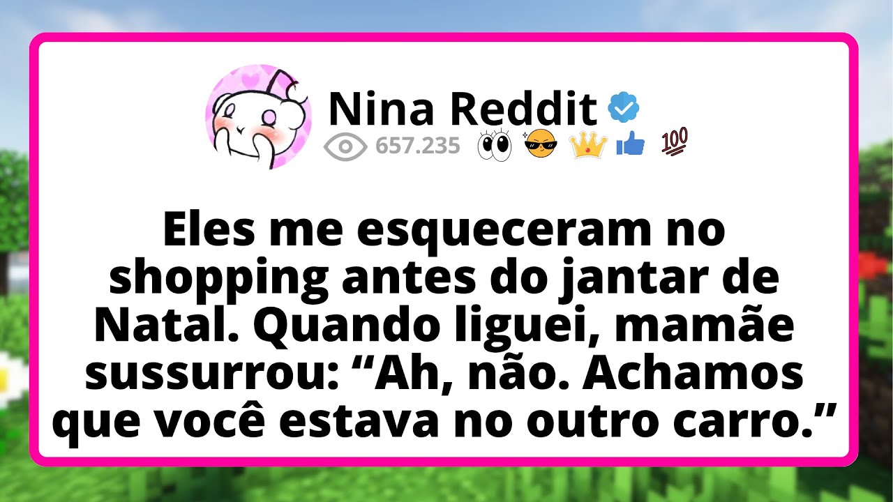 Eles me ESQUECERAM no shopping antes do jantar de NATAL. Quando liguei, mamãe SUSSUROU: “Ah, não...