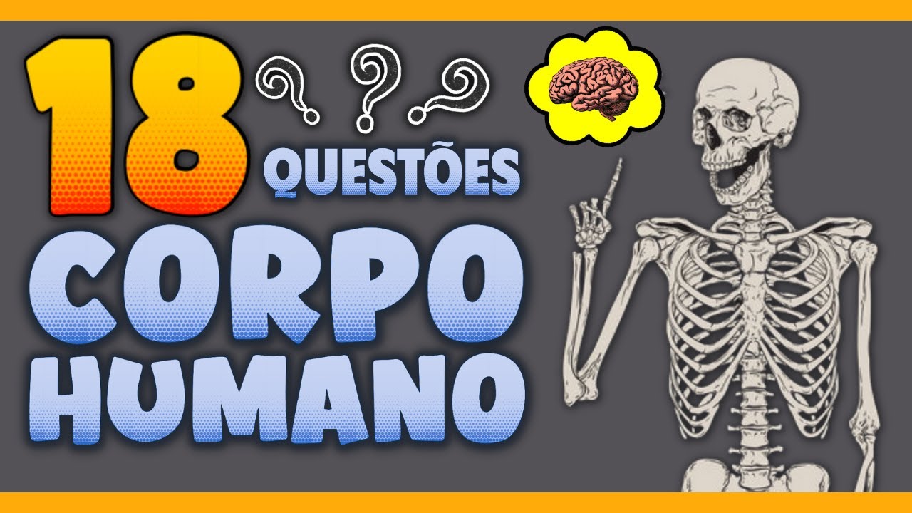 6 PERGUNTAS SOBRE O CORPO HUMANO - CIÊNCIAS #corpohumano #quiz #quizde