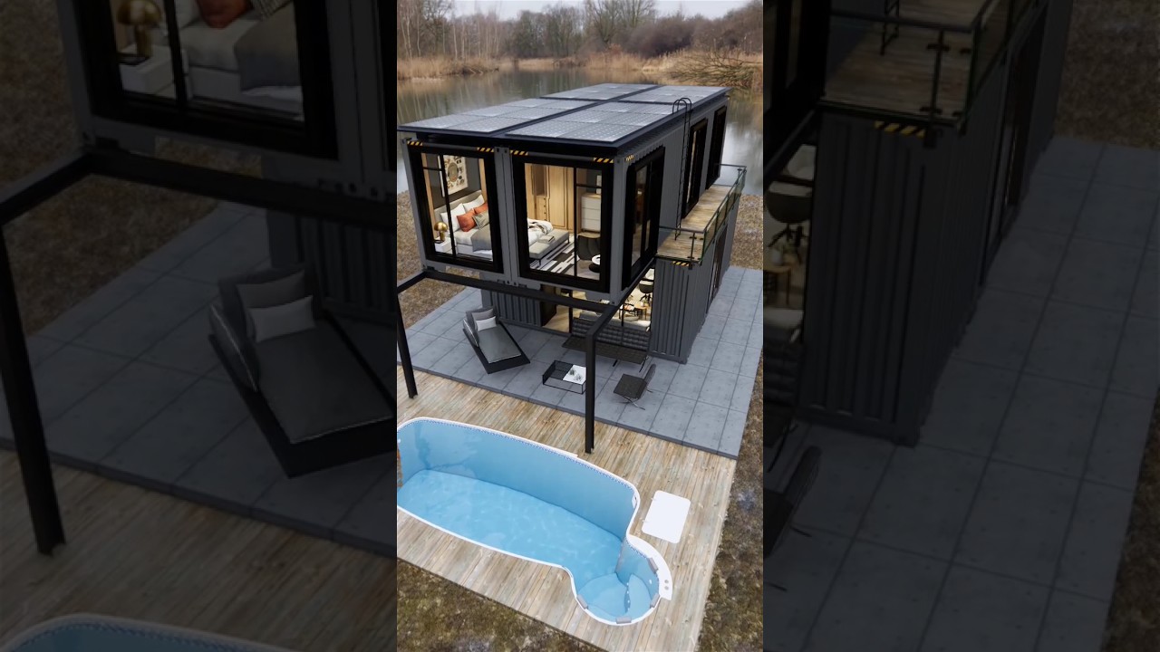☝️Watch slow motion video☝️ #containerhomes