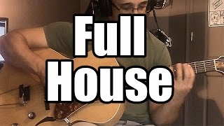 Video thumbnail of "Full house | Wes Montgomery guitar cover"