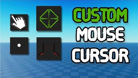 How to make a Custom Mouse Cursor in Roblox Studio? EASY TUTORIAL!!