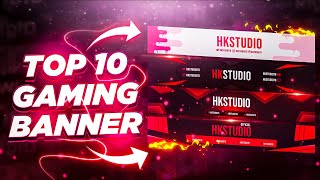 Top 10 Gaming Banners Pack | PSD Templates #7 @wdflat