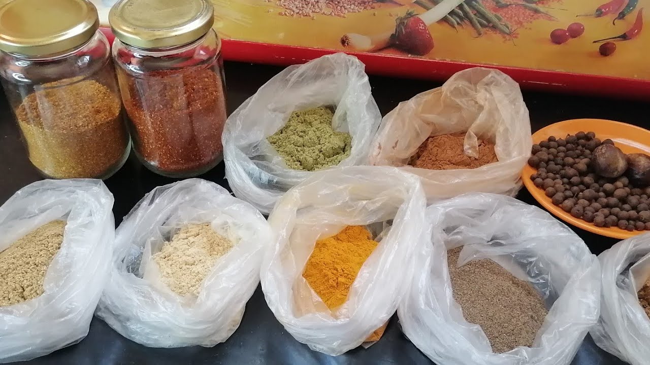 تحضيرات رمضان🌙توابل راس الحانوت شربة فريك حريرة مرقة بيضاء وحمراء شطاطح مثوم بمقادير مضبوطة تفحفح