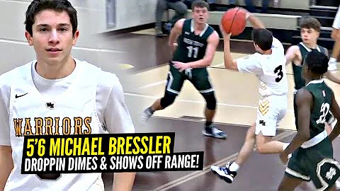 5'6 Michael Bressler Shows OFF Handles, COURT VISI...