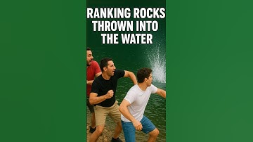 Ranking Rocks Thrown In Water Moments Part? #shorts #satisfying