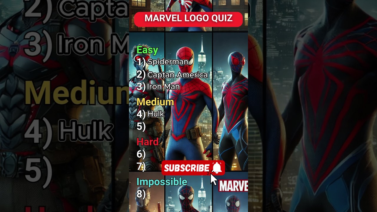 Only True Marvel Fans Can Guess These Logos! 🔥 | Marvel Logo Quiz Challenge