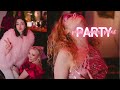 VLOG🥂PINK POWER POINT PARTY