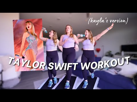 i tried TAYLOR SWIFT'S ERAS TOUR treadmill WORKOUT *3hrs long*