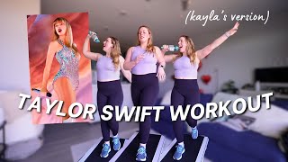 i tried TAYLOR SWIFT&#39;S ERAS TOUR treadmill WORKOUT *3hrs long*