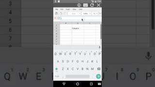 AndroXLS app to edit XLS spreadsheets from phones screenshot 3