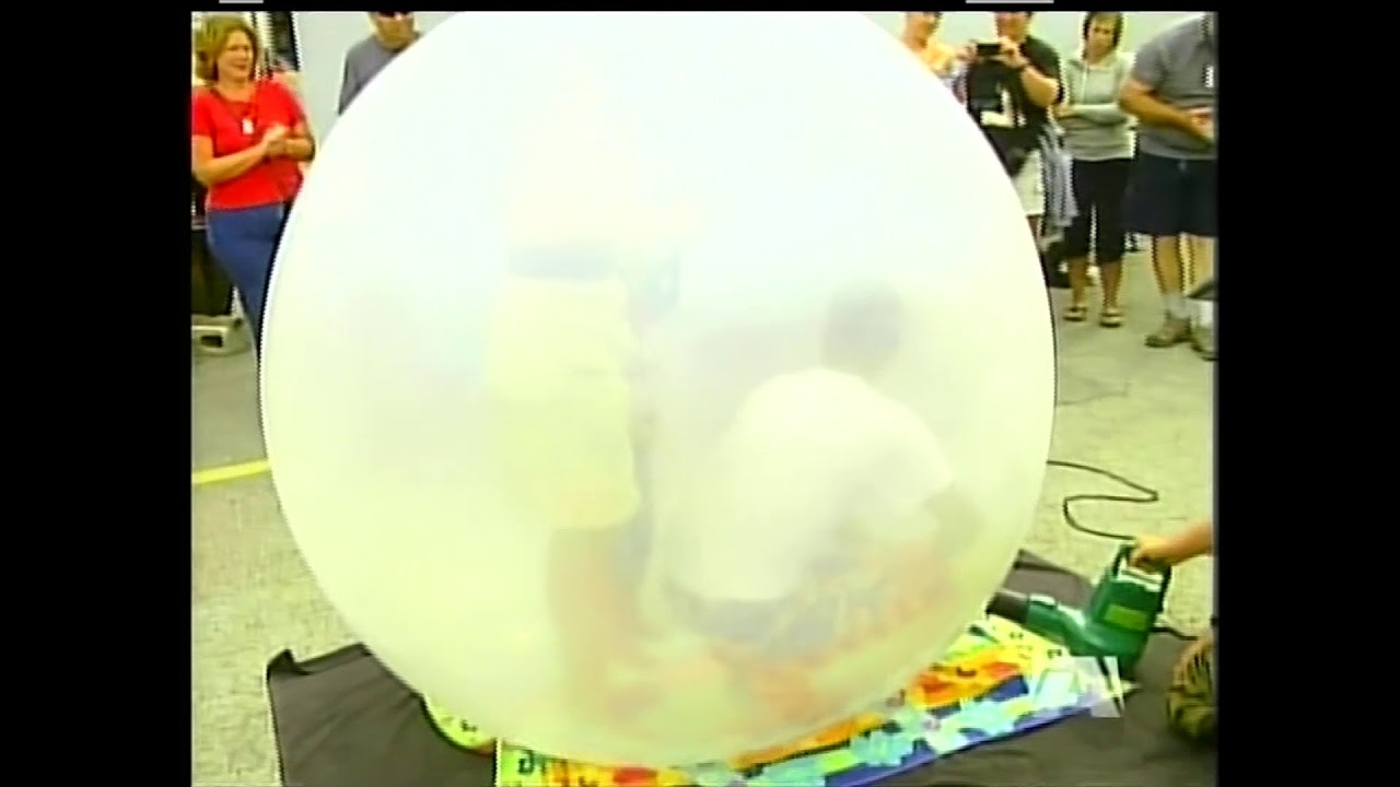 Interviewing...from inside a giant balloon? - YouTube