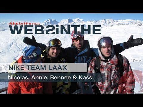 Nike Snowboarding team in LAAX