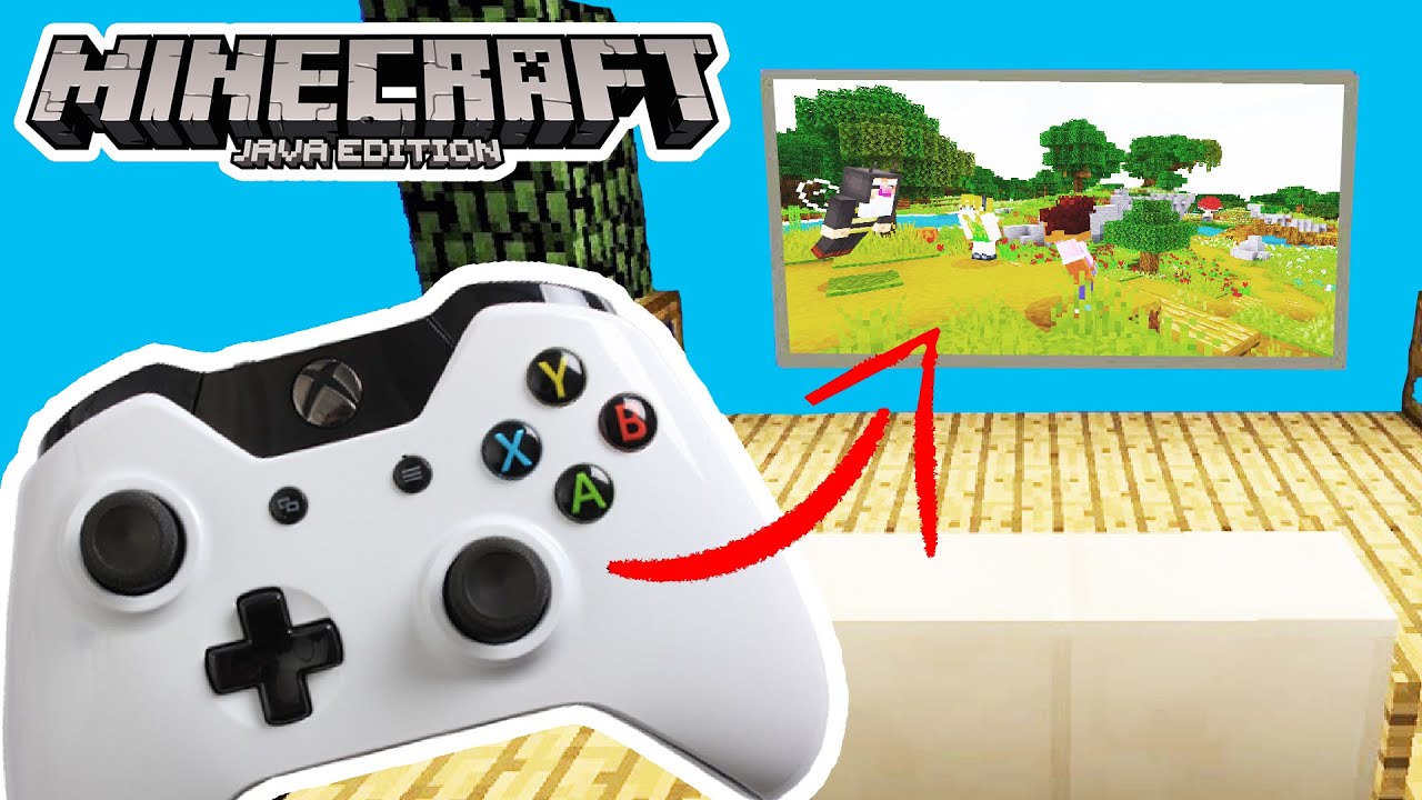 play pc minecraft with controller