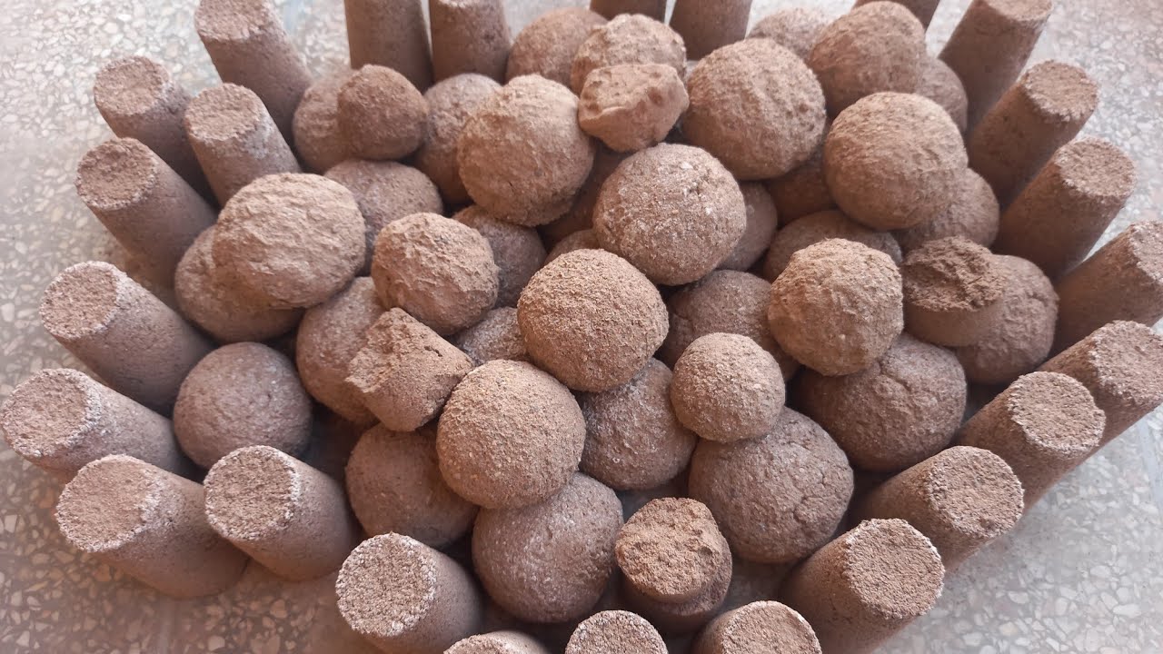 #asmr 😍New Red Soil Balls & Glass Shapes Dusty Soft Dry & Water Floor Crumbling with Paste Pouring👌🏻