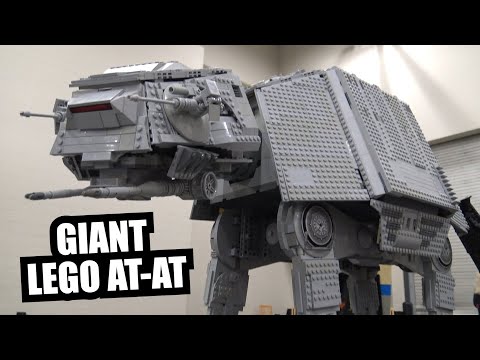 Giant Custom LEGO Star Wars AT-AT Walker!
