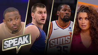 Suns snap Nuggets win streak: KD, Booker & Beal the biggest threat to DEN in West? | NBA | SPEAK