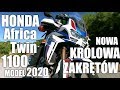 Honda Africa Twin 1100 oraz 1100 Adventure Sports model 2020 - skręca lepiej niż Snoop Dogg!