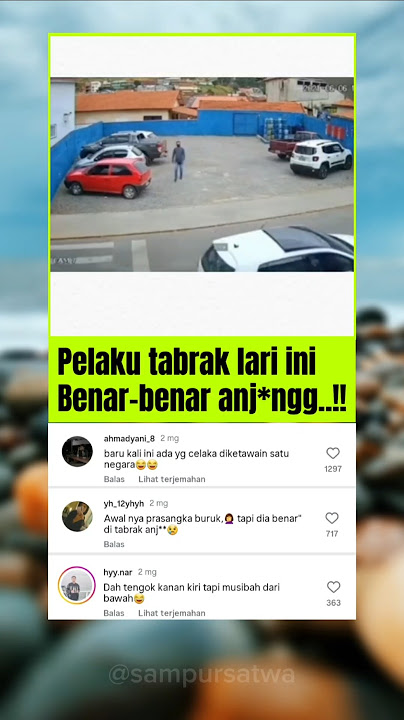 PELAKU TABRAK LARI ANJ*NG‼️ #shorts #meme #tabraklari