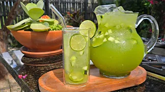 How to Make Agua de Pepino con Limon / Cucumber Lime agua Fresca ❤️