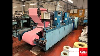 Super Web 12 inches two colour web offset   rol to sheet printing machine   Gab Supplies Ltd