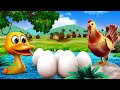         hen  ducks egg story  hindi kahaniya  moral stories jojo tv