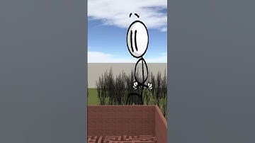 Destroying Stickmin in Big Maze Nextbot Gmod