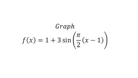 Graph a Transformation of The Sine Function y=Asin(B(x-D))+C  (Pos A)
