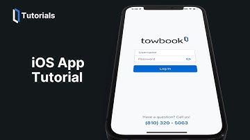 Towbook iOS mobile app tutorial