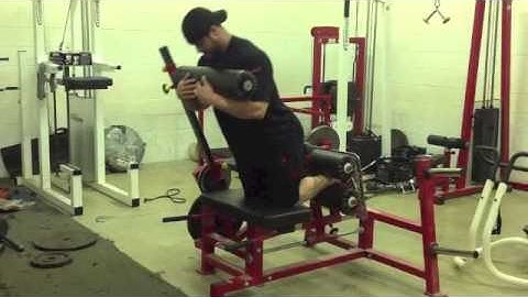 Inverse Hamstring Curl at Westside