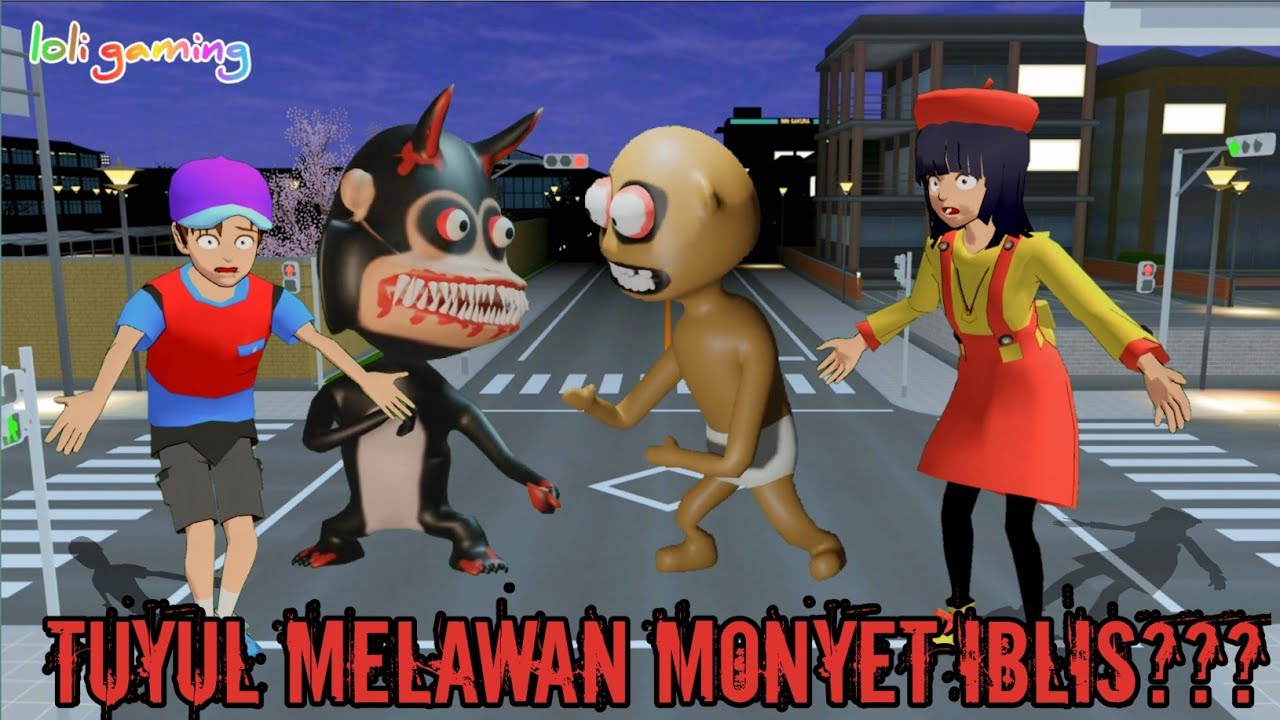 Tuyul disuruh melawan monyet iblis ‼️⁉️😱😱😱