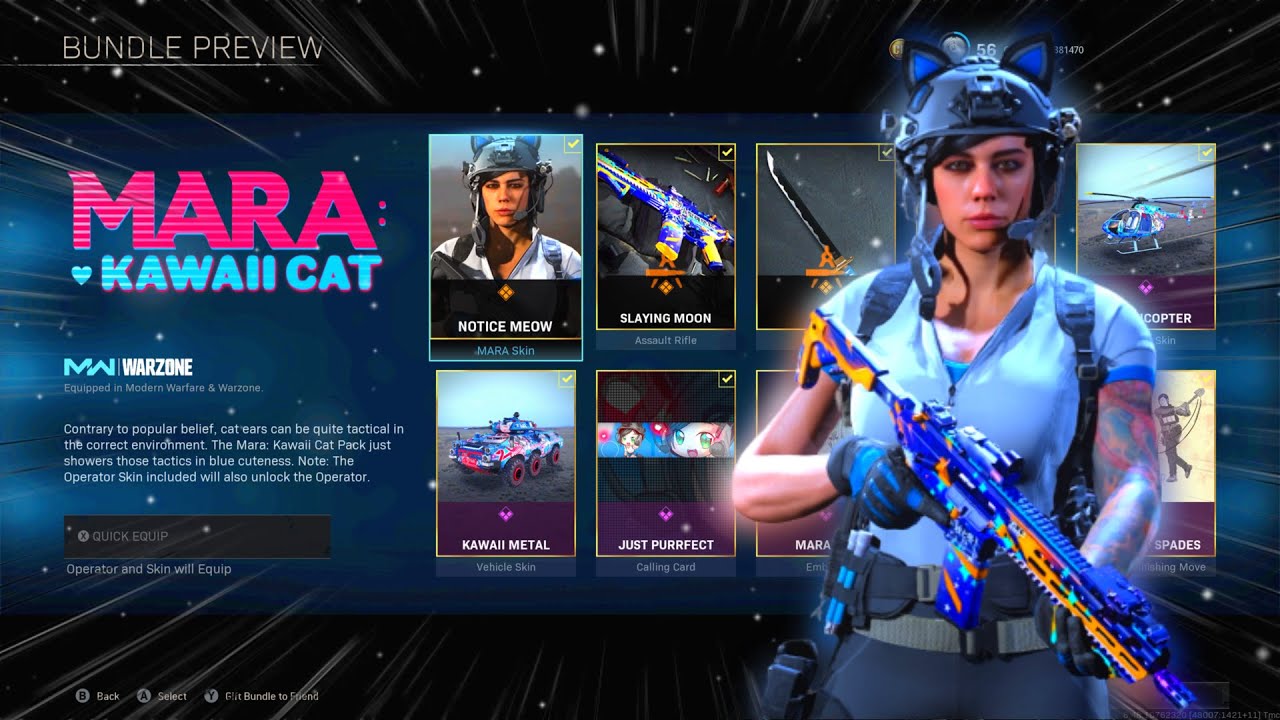 Prime Gaming: Skin para COD Mobile Mara Kawaii Cat 