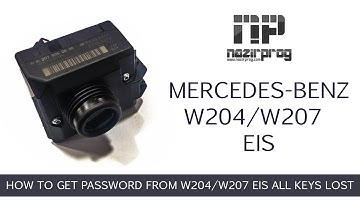 How To Get Password from W204/W207 EIS All Keys Lost By VVDI MB - NazirProg