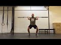 The weightlifting 101 power clean warmup empty barbell