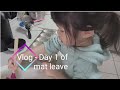 Vlog - First day of maternity leave