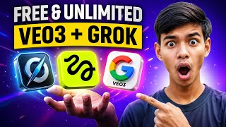 Pembuatan Video AI Tanpa Batas GRATIS (Metode Rahasia GROK + VEO 3.1) 🔥