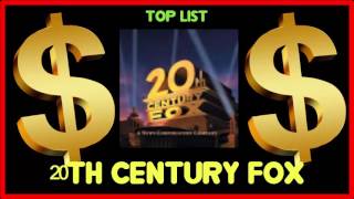 How much does 20th Century Fox make on YouTube 2016