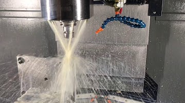 Hurco VMX30i CNC Mill - drilling and tapping a tool steel mould plate