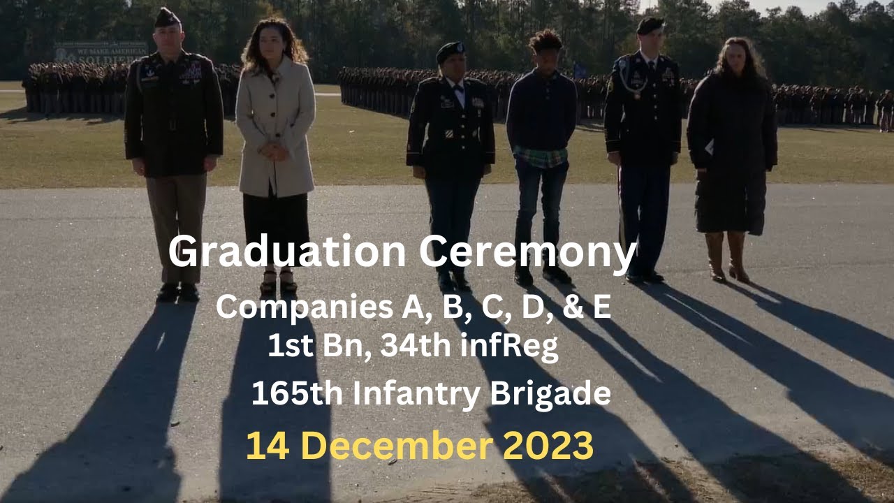 Fort Jackson Basic Training And Graduation Ceremony 14 December 2023 l FT Jackson YouTube