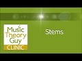 Music Theory: Understanding Note Stems