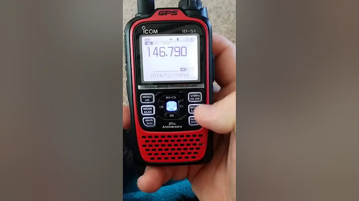 Programming a repeater memory in the ID- 51a