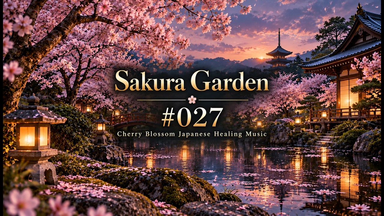 🌸 Sakura Garden #027 | Cherry Blossom Japanese Healing Music