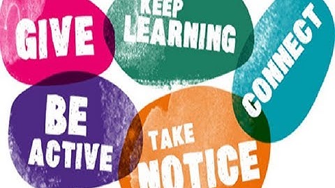 5 Ways To Wellbeing - Part 3 of 3 v2