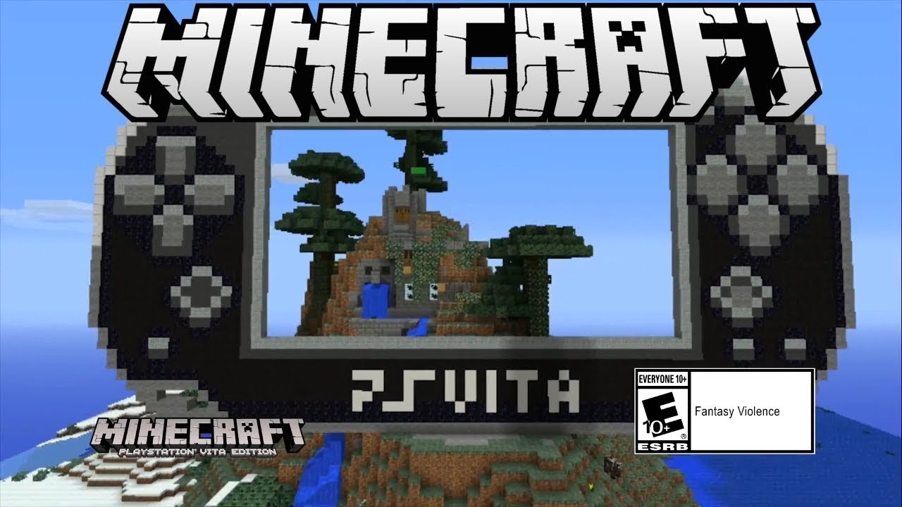 Minecraft PS Vita Edition Gameplay - YouTube