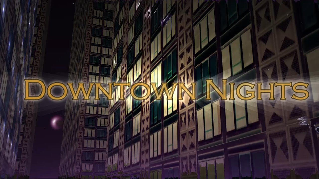 Downtown Nights - Trackqulizer Dark Electro Techno & Wave Tracks - MilkDrop Visualized AI Track