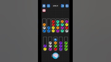 Lv 97 Ball Sort Puzzle - Color Game / 顏色分類遊戲 / ボールソーティングパズル (Guru Game)  #ballsortpuzzle