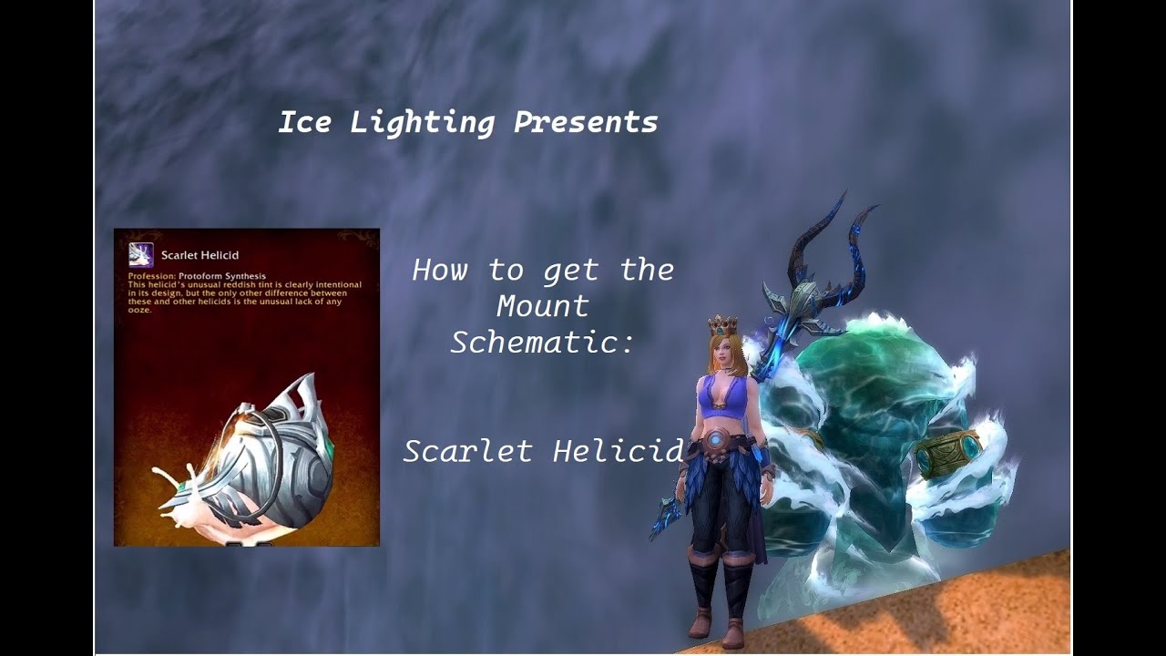 Schematic Scarlet Helicid wow - Mount schematic - Antecedent Isle