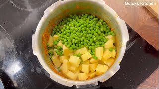 Regular Aloo Matar Recipe | Bhabdare style aloo puri Recipe