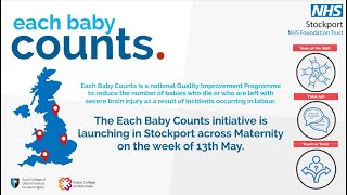 Each Baby Counts - Stockport NHS Foundation Trust