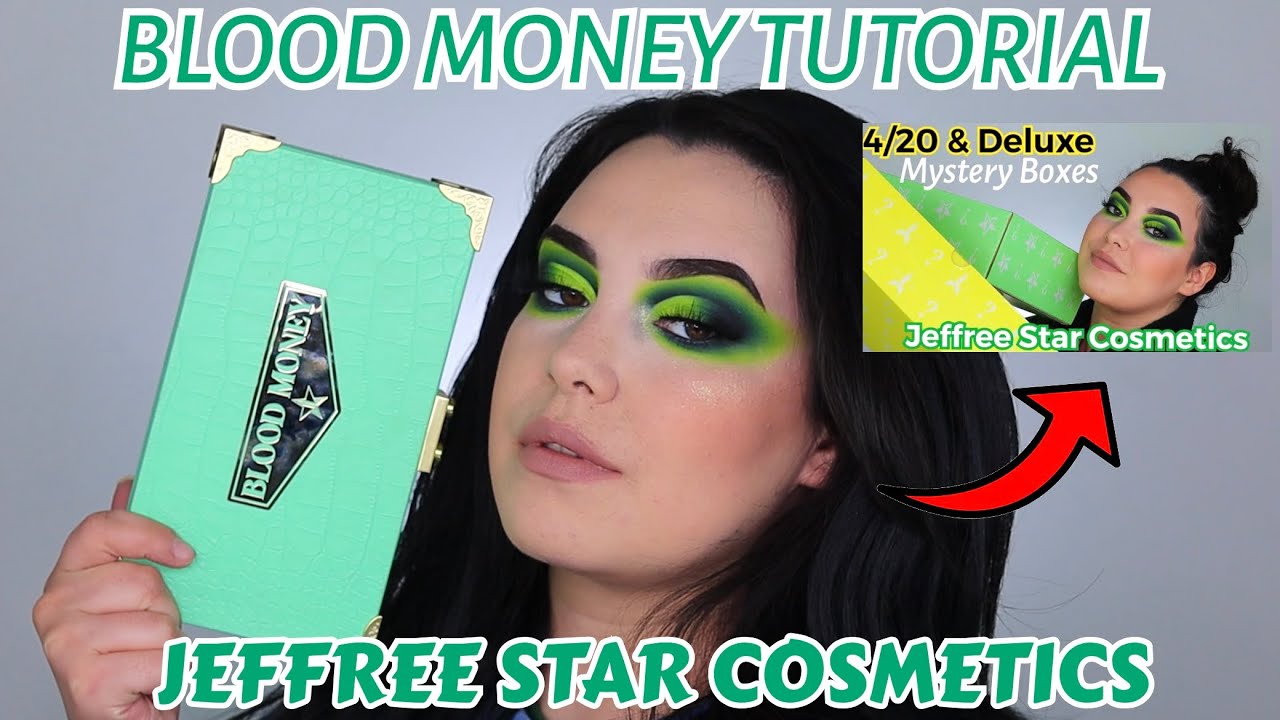 JEFFREE STAR COSMETICS BLOOD MONEY PALETTE TUTORIAL